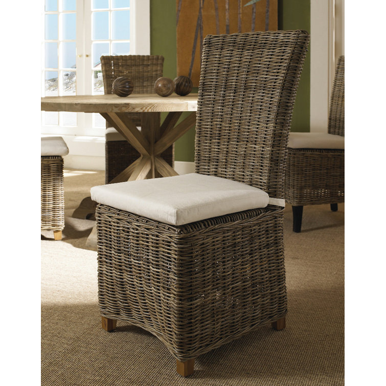 Rattan dining chair cushions hot sale